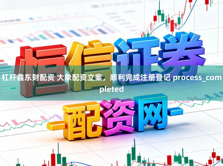 杠杆鑫东财配资 大象配资立案，顺利完成注册登记 process_completed